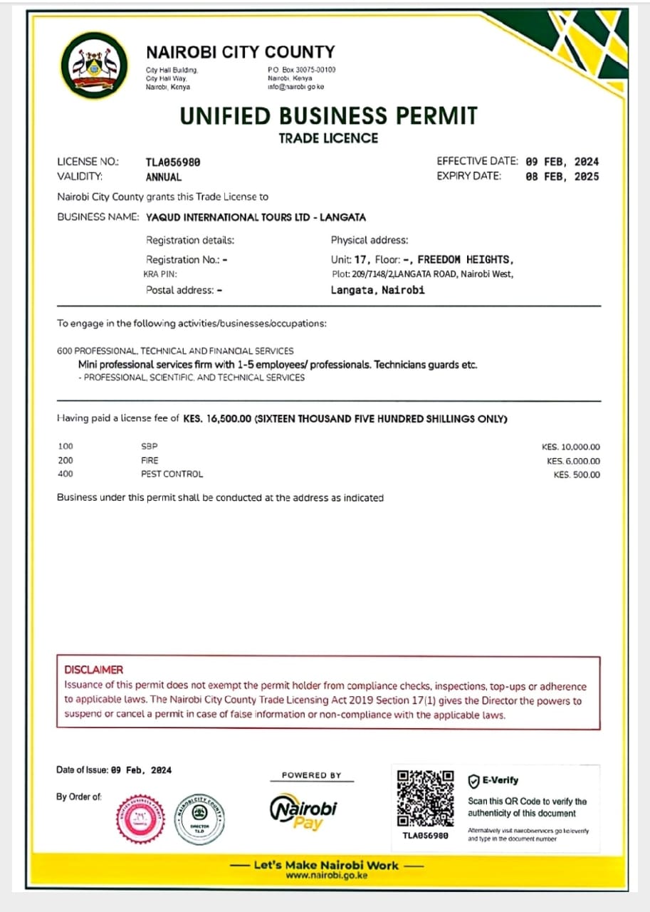 Business Permit License